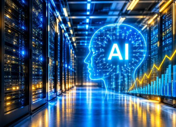 Artificial intelligence data centre infrastructure as investors assess the risks of an AI investment boom-bust cycle.